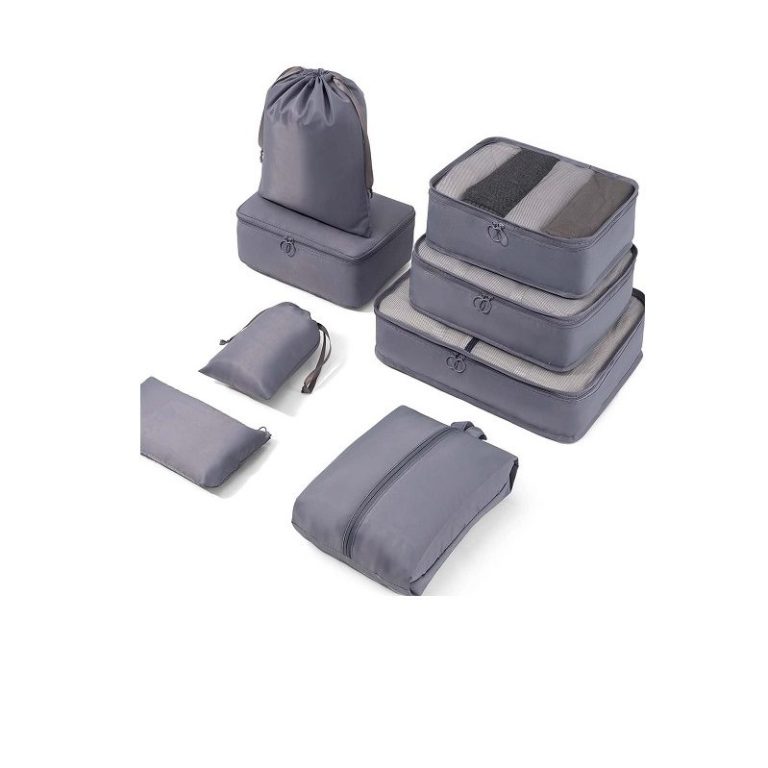 Organisateur Valise Lot de 8 Rangement, Rangement Valise Organisateur, 
Packing Cubes de Voyage Pochette, Compartiment Valise, Sacs pour Les