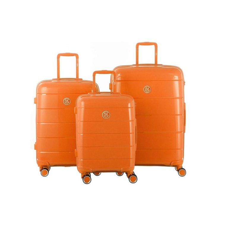 GYL Citadine, Set de 3 Valises Rigides, 
Taille S (55 cm) - 2,8Kg - 35L, 
Taille M (65 cm) - 3,8Kg - 65L et 
Taille L (75 cm) - 4,5Kg - 100L